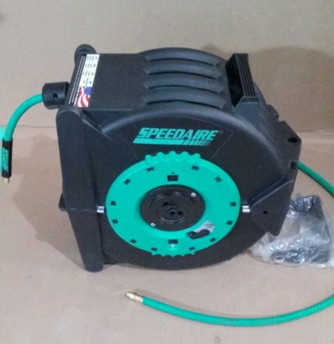 Speedaire Retractable hose reel 2VDF1 *NNB* (3/8&#034; hose 300 psi.) 50 foot hose