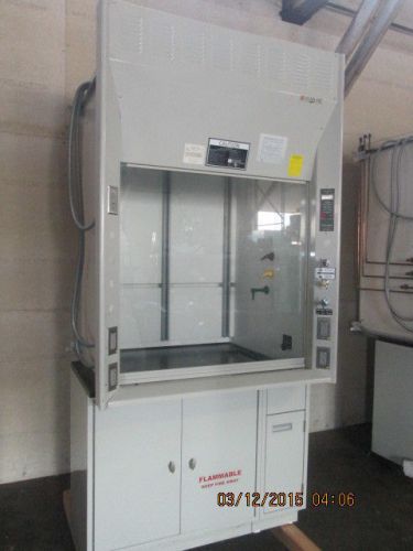 4 foot kewaunee laboratory fume hood with flammable cabinet for sale