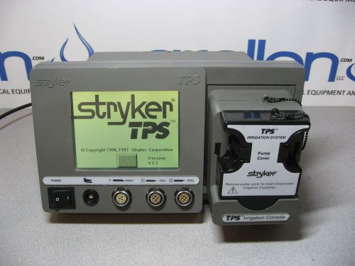 Stryker TPS Irrigation Console 5100-50 v3.3 drill shaver driver endo 10133