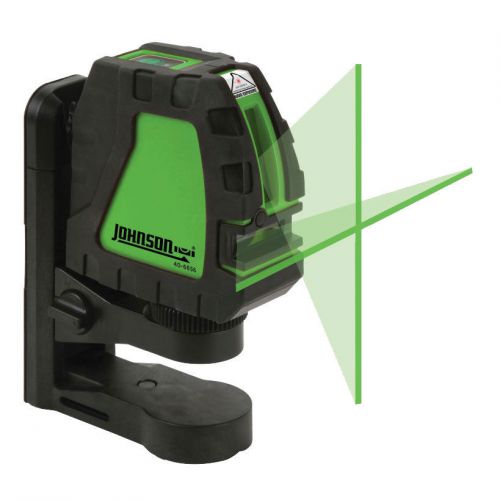 Johnson 40-6656 self-leveling cross-line greenbrite laser with magnetic bracket for sale