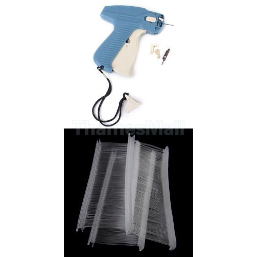 10000pcs 1.38&#034; Regular Garment Price Label Hanging Tag Barbs + Tag Gun Machine