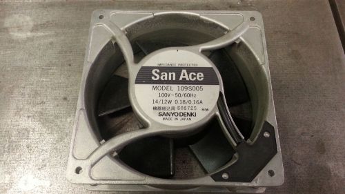 San Ace 120mm Fan Sanyo Denki 100V AC 50/60 Hz 109S005
