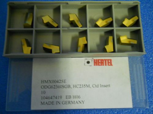 Hertel HMX00425E ODG62361SGB HC235M Carbide Inserts - Box of 10