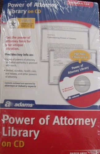 POWER OF ATTORNEY LIBRARY on CD ALC632 NEW