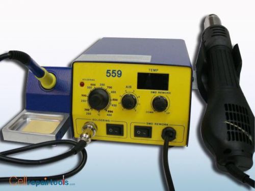 Soldering Digital Rework With Hot Air Station 559/601D