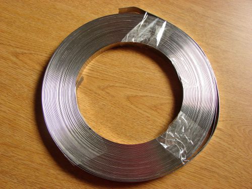 BAND-IT 201SS  Stainless Steel Band 1/2&#034;,100 FT,banding,clamping,fastening tape