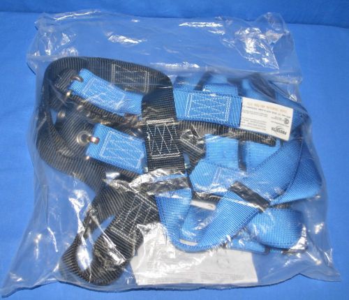 Protecta polyester web body harness capacity 353 lbs blue 15040109 for sale