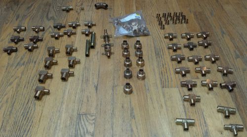 Assorted Brass Fittings 3/4 and 1/2&#039;&#039;