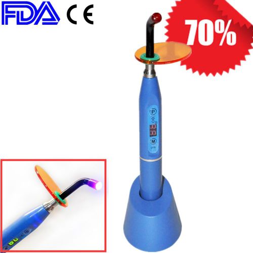 Medical supply blue wireless dental curing light 5w led 1500mw ce&amp;fda ca for sale