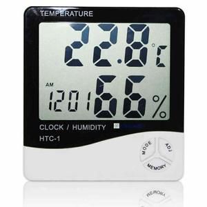 Digital lcd indoor/ outdoor thermometer hygrometer temperature humidity meter for sale