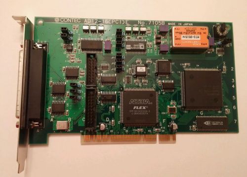 CONTEC Analog Input Board for PCI AD12-16(PCI)EV 7105B