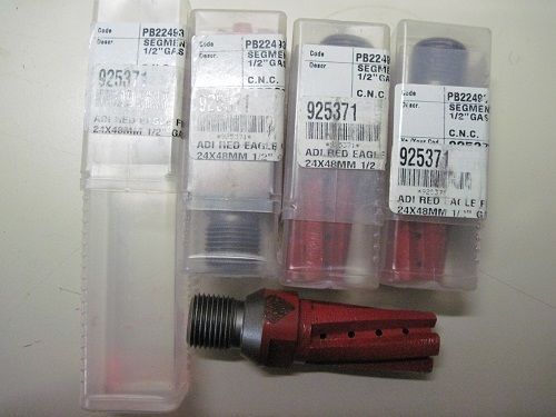 LOT OF 4 FINGERBITS NEW ADI 925371 RED EAGLE , 24mmx48mm 1/2 MALE GAS