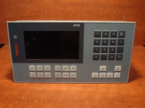 Bosch BT20 operator interface panel