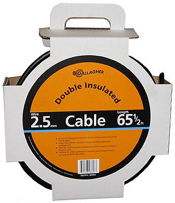 GALLAGHER NORTH AMERICA Electric Fence Underground Cable, 12.5 Ga., 65-Ft.