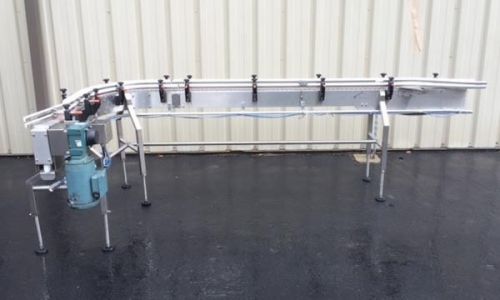 Nercon 3.25 inch Wide x 13 foot Long with 90 Deg Curve Conveyor, Free Shipping