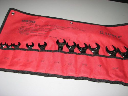 10 piece sunex stubby wrench set- aircraft,aviation,automotive, truck tools for sale