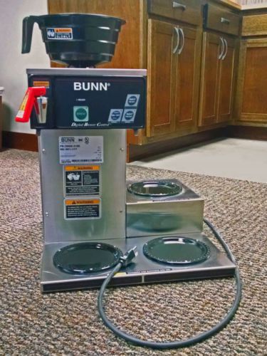 Bunn 12 cup digital coffee brewer with lower warmers 28800.0100 for sale