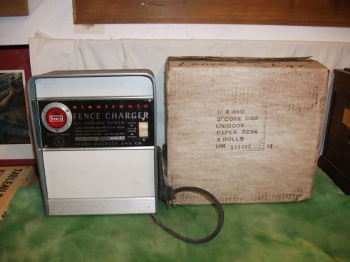 Sears Electronic Fence Charger Model # 436.77730  Works fine.