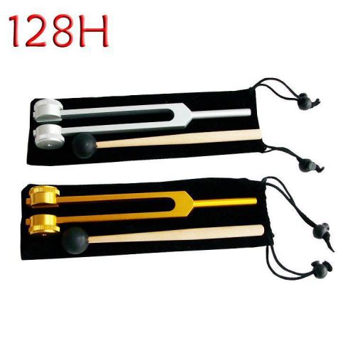 New 128hz frequency tuners tuning fork test equipment mallet striking hammer for sale