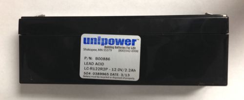 Panasonic Unipower Lead Acid Battery  LC-R122R2P for Braun Outlook 100  620-100
