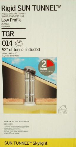 VELUX SUN TUNNEL SKYLIGHT TGR 014 NEW IN FACTORY SEALED CARTON