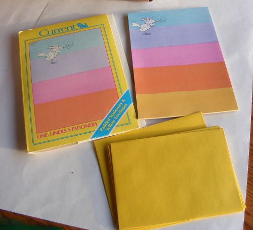 Vintage 80s Current One Liner Stationery Set MUST SEE