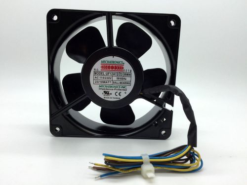 Mechatronics uf12a12/23-bwh 120 x 38mm high speed cooling fan - dual voltage for sale