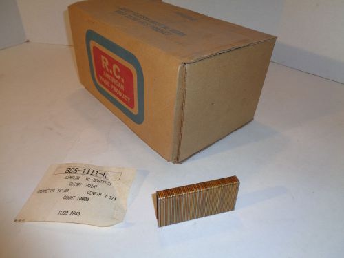 R.C. American Staples 1-3/4&#034; 16 Gauge BCS-1111-R Construction Business Etc.