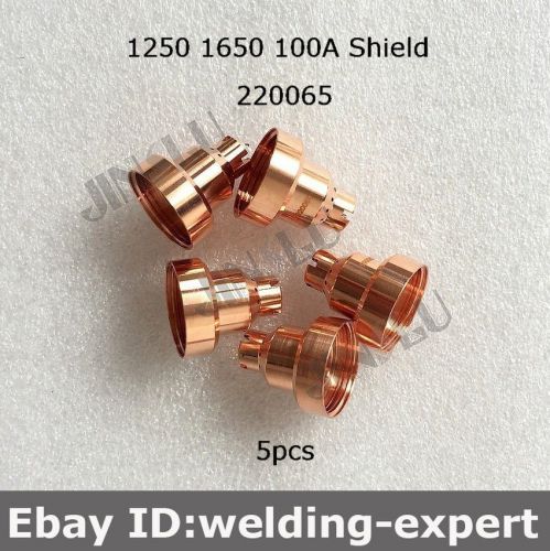 220065 Shield 100A Tip Fit 1650 1250 5pcs Plasma Torch Cutter Cutting Consumable