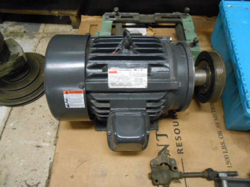 Dayton 10hp industrial motor, 3505rpm, 208-230/460v for sale