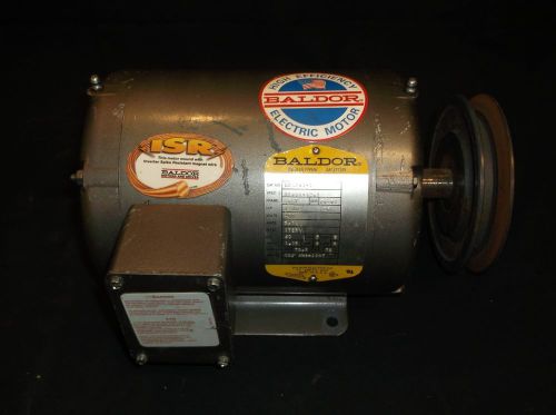 Baldor 1-1/2 hp motor 200 volt, 1725 rpm, 3 phase, frame 145t (used) #39 for sale