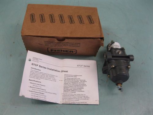 Fisher Controls 67CFR Pressure Regulator 0-35 PSI NEW L4 (2017)