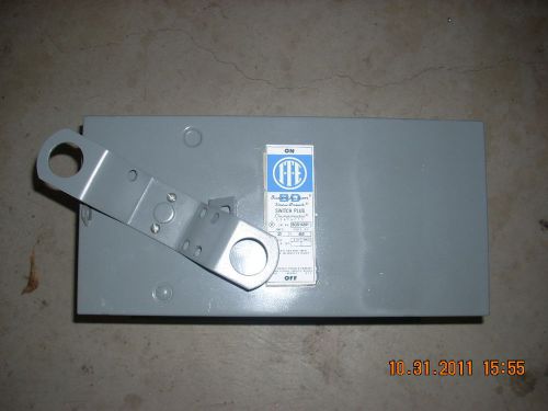 ITE BUSWAY PLUG, BOS14353, 100 AMP,480 VOLT, BUS, BUSS, BUS DUCT, RECONDITIONED