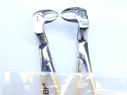 “HLS EHS” Dental Cow Horn Forceps Modified Third Molors ADDLER German Stainless