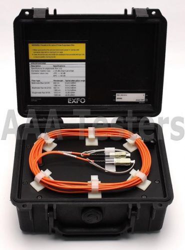 EXFO PSB-C-300-54-54 MM SC-SC 300M Pulse Suppressor Box Fiber Launch Cable PSB