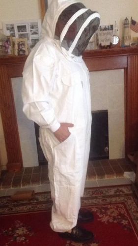 Beekeeper jumpsuits 3xl jacket veil bee suit hat pull over smock protecter equip for sale