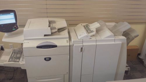 Xerox docucolor 252 with bustled efi fiery and light production finisher for sale
