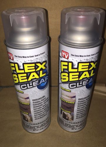 Flex Seal Clear 14oz Lot Of 2 New As Seen On TV