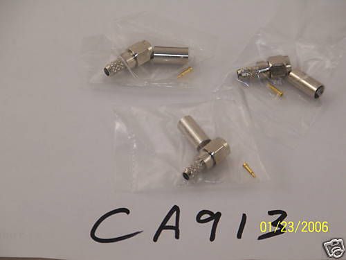 SMA crimp on connector for RG-58 coax set of three    ( CA913 )