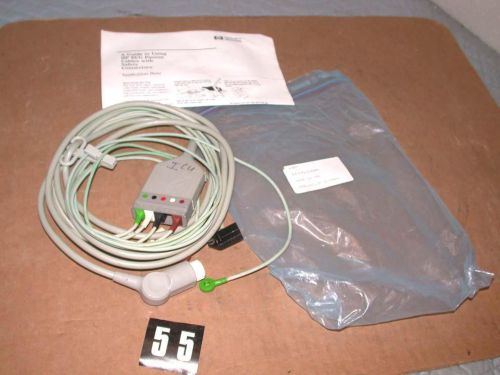 Hewlett Packard M1520A 9&#039; 5 lead 12 pin patient ECG trunk cable  Free S&amp;H