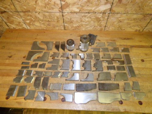 Shaper Cutters, Delta, Craftsman, Etc. Lot Of 35 Profiles