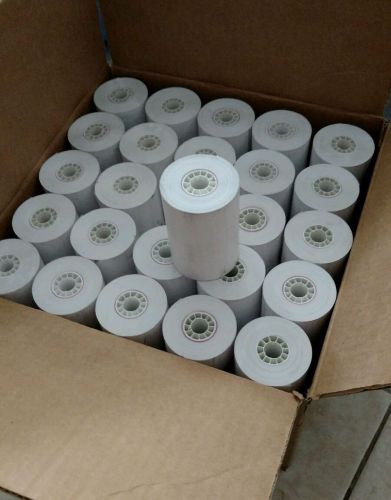 Thermal paper rolls 3-1/8&#034; (80mm)x119&#039; receipt paper case of 50 rolls