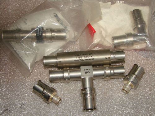 General radio rf 874 adapters new 20db attenuator 874-x insertion unit elbow for sale