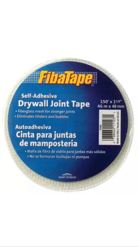 Fibatape Drywall Joint Tape 1-7/8 &#034; X 150 &#039; White Self Adhesive