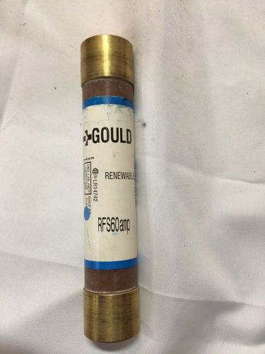 Gould  RFS60 60AMP Renewable Time Delay Fuse