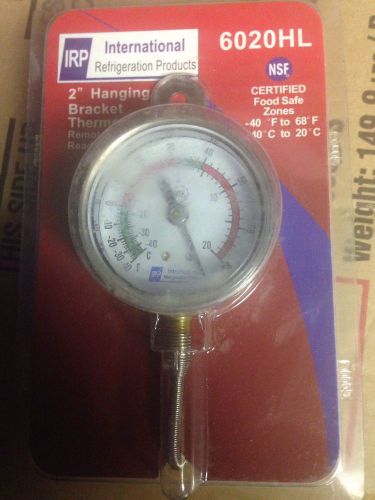 IRP 6020HL 2&#034; Hanging Bracket Thermometer Remote Reading -40 to 68 Degree
