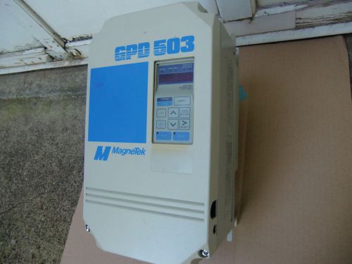 MAGNETEK GPD503 Inverter DS315, 5 HP 3-Phase AC Motor Drive; REFURBISHED.