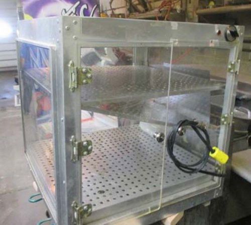 Heated Display Case with Three Shelves