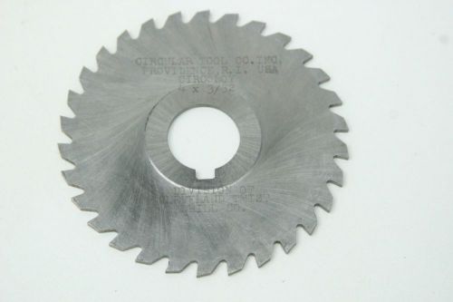 Straight Tooth Plain Milling Cutter 4 x 3/32 x 1 HS USA