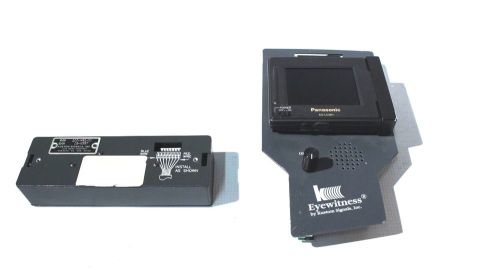 KUSTOM SIGNALS 200-1482-00 Control Dashcam Recorder w Panasonic AG-LC35H Monitor